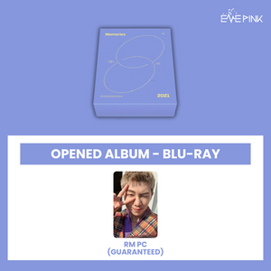 BTS (방탄소년단) - [MEMORIES OF 2021] (Blu-ray Ver. : OPENED ALBUM) - EVE PINK K-POP
