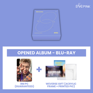 BTS (방탄소년단) - [MEMORIES OF 2021] (Blu-ray Ver.+ WEVERSE GIFT : OPENED ALBUM)