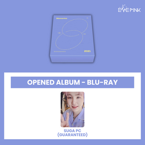 BTS (방탄소년단) - [MEMORIES OF 2021] (Blu-ray Ver. : OPENED ALBUM) - EVE PINK K-POP