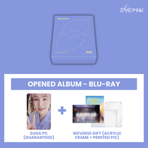 BTS (방탄소년단) - [MEMORIES OF 2021] (Blu-ray Ver.+ WEVERSE GIFT : OPENED ALBUM)