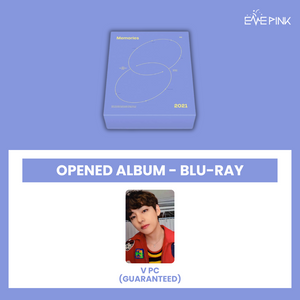 BTS (방탄소년단) - [MEMORIES OF 2021] (Blu-ray Ver. : OPENED ALBUM) - EVE PINK K-POP