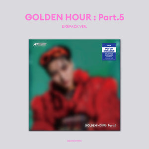 [PRE-ORDER] (U.S. VER.) ATEEZ (에이티즈) 14th Mini Album - [GOLDEN HOUR : PART.5] (MEMBER DIGIPACK VER. + POP-UP EXCLUSIVE PHOTOCARD)