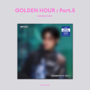 [PRE-ORDER] (U.S. VER.) ATEEZ (에이티즈) 14th Mini Album - [GOLDEN HOUR : PART.5] (MEMBER DIGIPACK VER. + POP-UP EXCLUSIVE PHOTOCARD)