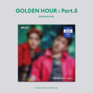 [PRE-ORDER] (U.S. VER.) ATEEZ (에이티즈) 14th Mini Album - [GOLDEN HOUR : PART.5] (UNIT DIGIPACK VER. + POP-UP EXCLUSIVE PHOTOCARD)