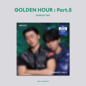 [PRE-ORDER] (U.S. VER.) ATEEZ (에이티즈) 14th Mini Album - [GOLDEN HOUR : PART.5] (UNIT DIGIPACK VER. + POP-UP EXCLUSIVE PHOTOCARD)