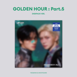 [PRE-ORDER] (U.S. VER.) ATEEZ (에이티즈) 14th Mini Album - [GOLDEN HOUR : PART.5] (UNIT DIGIPACK VER. + POP-UP EXCLUSIVE PHOTOCARD)