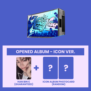 ZEROBASEONE (제로베이스원) 1st Full Album - [NEVER SAY NEVER] (PHOTOBOOK Ver.) (ICON VER. : OPENED ALBUM) - EVE PINK K-POP