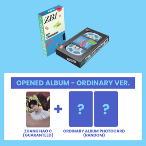 ZEROBASEONE (제로베이스원) 1st Full Album - [NEVER SAY NEVER] (PHOTOBOOK Ver.) (ORDINARY VER. : OPENED ALBUM)