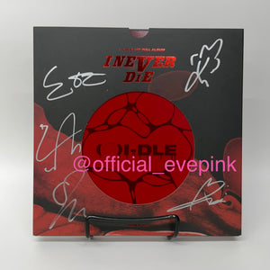 [AUTOGRAPHED] I-DLE (여자아이들) 1ST FULL ALBUM - [I NEVER DIE] - EVE PINK K-POP