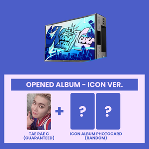 ZEROBASEONE (제로베이스원) 1st Full Album - [NEVER SAY NEVER] (PHOTOBOOK Ver.) (ICON VER. : OPENED ALBUM) - EVE PINK K-POP