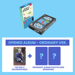 ZEROBASEONE (제로베이스원) 1st Full Album - [NEVER SAY NEVER] (PHOTOBOOK Ver.) (ORDINARY VER. : OPENED ALBUM)