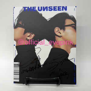 [AUTOGRAPHED] SHOWNU X HYUNGWON (셔누 X 형원) - 1ST MINI ALBUM [THE UNSEEN] (VER 1) - EVE PINK K-POP