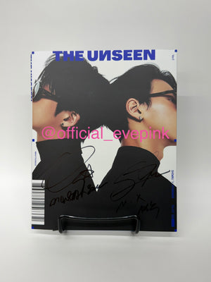 [AUTOGRAPHED] SHOWNU X HYUNGWON (셔누 X 형원) - 1ST MINI ALBUM [THE UNSEEN] (VER 1) - EVE PINK K-POP