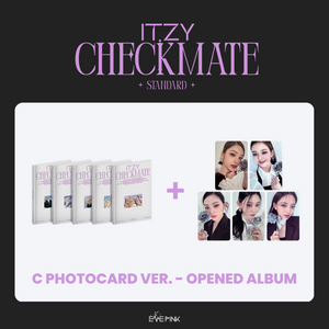 ITZY (있지) ALBUM - [CHECKMATE] (STANDARD EDITION : OPENED ALBUM) (C PHOTOCARD VER)
