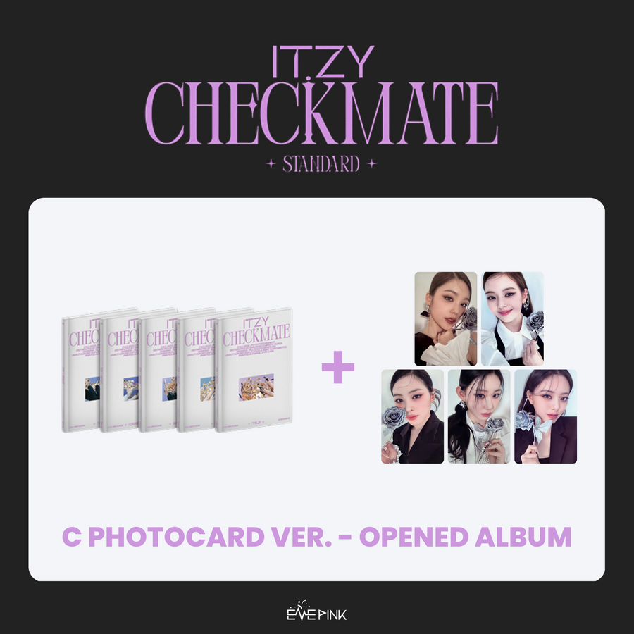 ITZY (있지) ALBUM - [CHECKMATE] (STANDARD EDITION : OPENED ALBUM) (C PHOTOCARD VER)