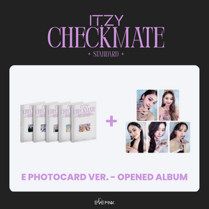 ITZY (있지) ALBUM - [CHECKMATE] (STANDARD EDITION : OPENED ALBUM) (E PHOTOCARD VER)