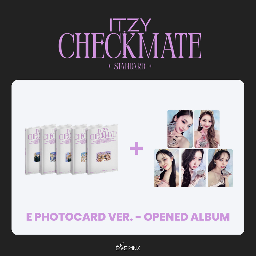 ITZY - CHECKMATE STANDARD EDITION Album+Pre-Order Benefit (5 versions SET)