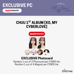 CHUU (츄) 1st Album - [XO, My Cyberlove] (Cyber Ver. +EXCLUSIVE PHOTOCARD) - EVE PINK K-POP