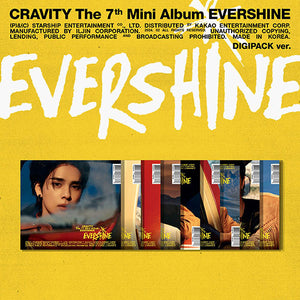 CRAVITY (크래비티) 7TH MINI ALBUM - [EVERSHINE] (DIGIPACK VER.)