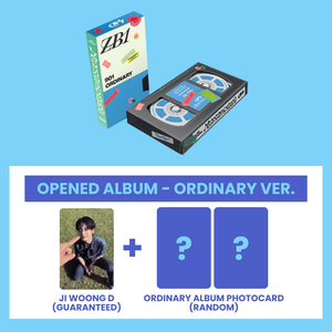 ZEROBASEONE (제로베이스원) 1st Full Album - [NEVER SAY NEVER] (PHOTOBOOK Ver.) (ORDINARY VER. : OPENED ALBUM)