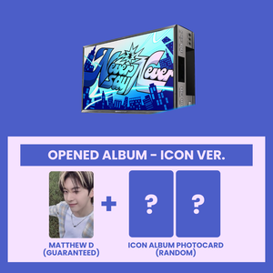 ZEROBASEONE (제로베이스원) 1st Full Album - [NEVER SAY NEVER] (PHOTOBOOK Ver.) (ICON VER. : OPENED ALBUM) - EVE PINK K-POP