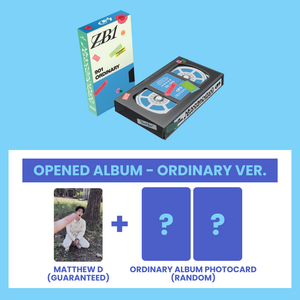 ZEROBASEONE (제로베이스원) 1st Full Album - [NEVER SAY NEVER] (PHOTOBOOK Ver.) (ORDINARY VER. : OPENED ALBUM)