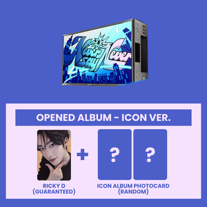 ZEROBASEONE (제로베이스원) 1st Full Album - [NEVER SAY NEVER] (PHOTOBOOK Ver.) (ICON VER. : OPENED ALBUM) - EVE PINK K-POP