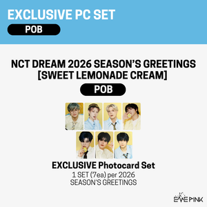 NCT DREAM (엔시티드림) - 2026 SEASON'S GREETINGS [SWEET LEMONADE CREAM] (+POB) - EVE PINK K-POP