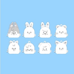 STRAY KIDS DOMINATE CELEBRATE MD - [SKZOO ORIGINAL BACKPACK SILVER Ver.] - EVE PINK K-POP