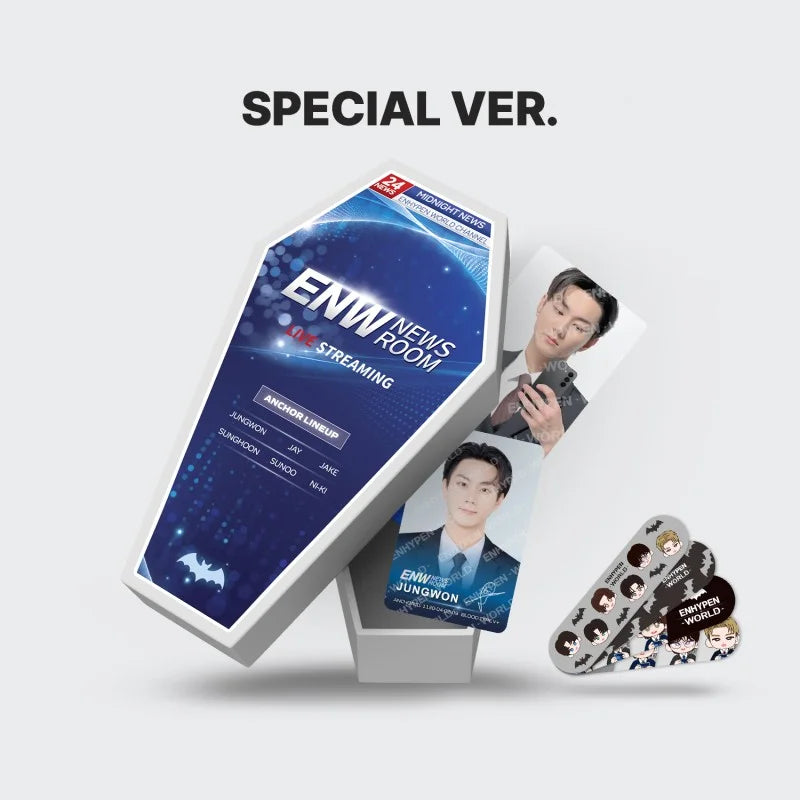 [PRE-ORDER] ENHYPEN (엔하이픈) - [WORLD COUPON CARD COLLECTION] (NEWS ROOM SPECIAL VER.)