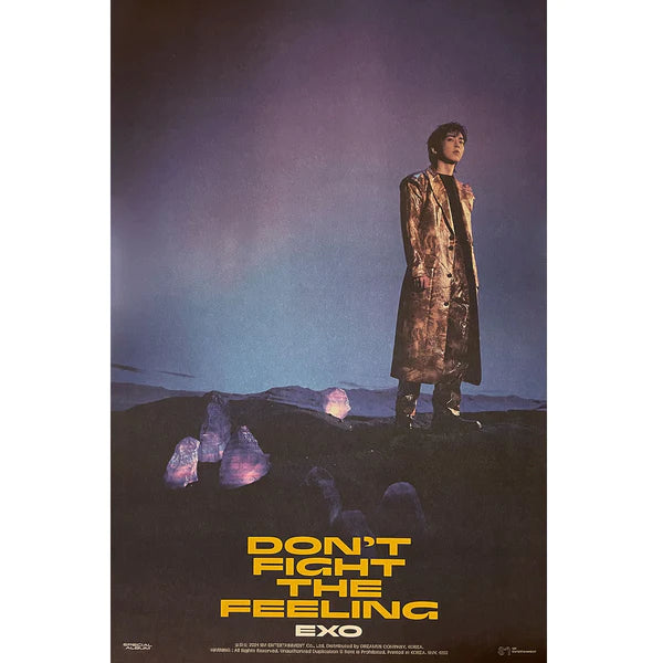 EXO - DON'T FIGHT THE FEELING (PHOTOBOOK A VER) OFFICIAL POSTER - XIUMIN