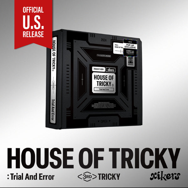 (U.S. VER.) XIKERS (싸이커스) 3RD MINI ALBUM - [HOUSE OF TRICKY : Trial And Error] (+POP-UP EXCLUSIVE PHOTOCARD)