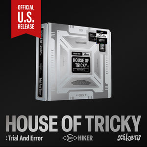 (U.S. VER.) XIKERS (싸이커스) 3RD MINI ALBUM - [HOUSE OF TRICKY : Trial And Error] (+POP-UP EXCLUSIVE PHOTOCARD)