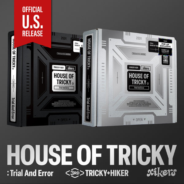 (U.S. VER.) XIKERS (싸이커스) 3RD MINI ALBUM - [HOUSE OF TRICKY : Trial And Error] (+POP-UP EXCLUSIVE PHOTOCARD)