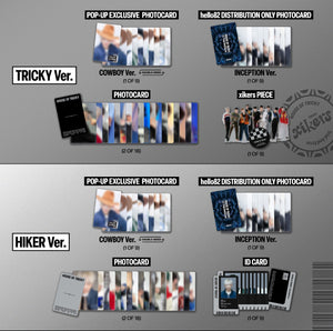 (U.S. VER.) XIKERS (싸이커스) 3RD MINI ALBUM - [HOUSE OF TRICKY : Trial And Error] (+POP-UP EXCLUSIVE PHOTOCARD)