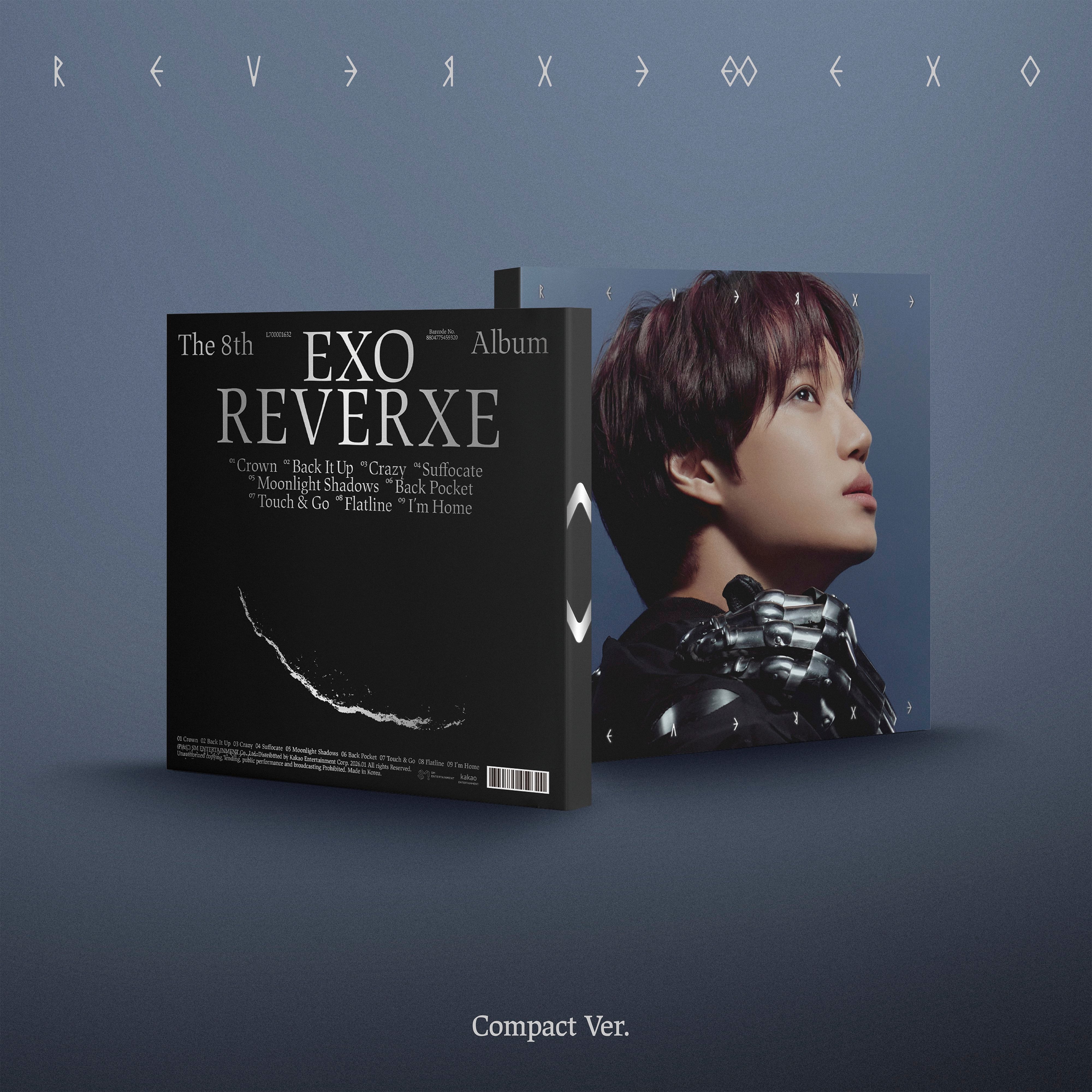PRE-ORDER] EXO (엑소) THE 8TH ALBUM - [REVERXE] (Compact Ver. +