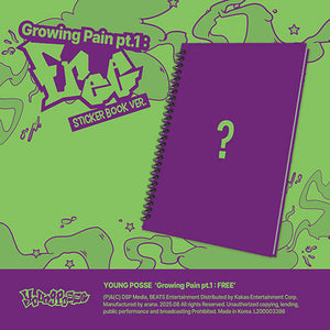YOUNG POSSE (영파씨) EP Album - [Growing Pain pt.1 : FREE] (Sticker Book Ver.)