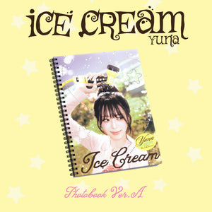 YUNA (유나 ITZY) 1st Mini Album - [Ice Cream] (Photobook Ver.) - EVE PINK K-POP