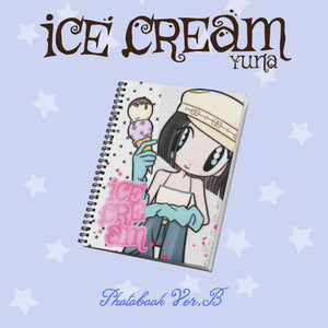 YUNA (유나 ITZY) 1st Mini Album - [Ice Cream] (Photobook Ver.) - EVE PINK K-POP