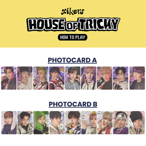 (KOR VER.) XIKERS (싸이커스) 2ND MINI ALBUM - [HOUSE OF TRICKY: How To Play] (TRICKY VER. : OPENED ALBUM)