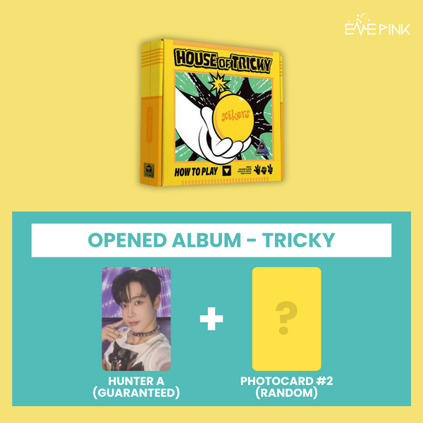 (KOR VER.) XIKERS (싸이커스) 2ND MINI ALBUM - [HOUSE OF TRICKY: How To Play] (TRICKY VER. : OPENED ALBUM)