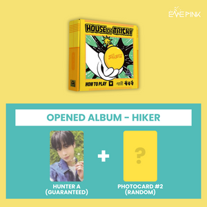 (KOR VER.) XIKERS (싸이커스) 2ND MINI ALBUM - [HOUSE OF TRICKY: How To Play] (HIKER VER. : OPENED ALBUM)