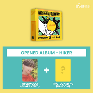 (KOR VER.) XIKERS (싸이커스) 2ND MINI ALBUM - [HOUSE OF TRICKY: How To Play] (HIKER VER. : OPENED ALBUM)