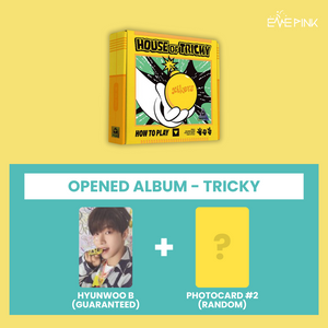 (KOR VER.) XIKERS (싸이커스) 2ND MINI ALBUM - [HOUSE OF TRICKY: How To Play] (TRICKY VER. : OPENED ALBUM)