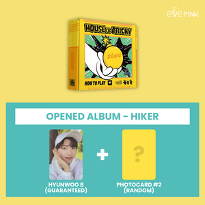 (KOR VER.) XIKERS (싸이커스) 2ND MINI ALBUM - [HOUSE OF TRICKY: How To Play] (HIKER VER. : OPENED ALBUM)