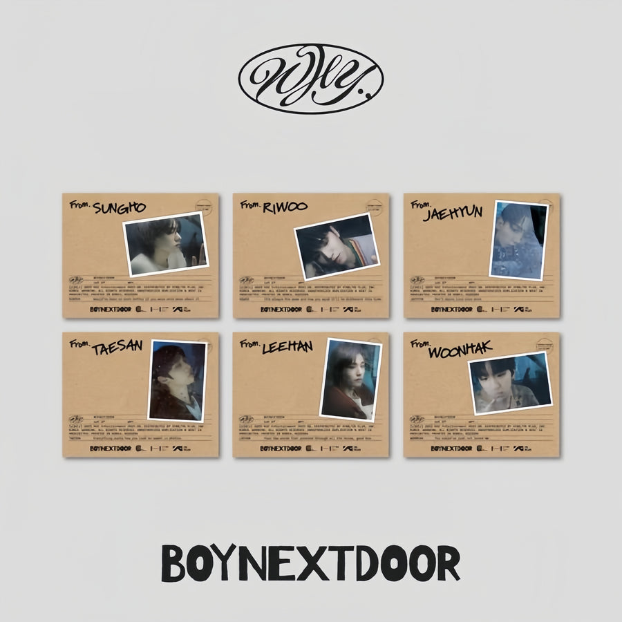 BOYNEXTDOOR (보이넥스트도어) 1ST EP ALBUM - [WHY..] (Letter Ver.)