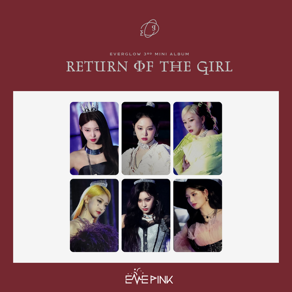 EVERGLOW (에버글로우) - [RETURN OF THE GIRL] (BEHIND VER) OFFICIAL PHOTOCARD