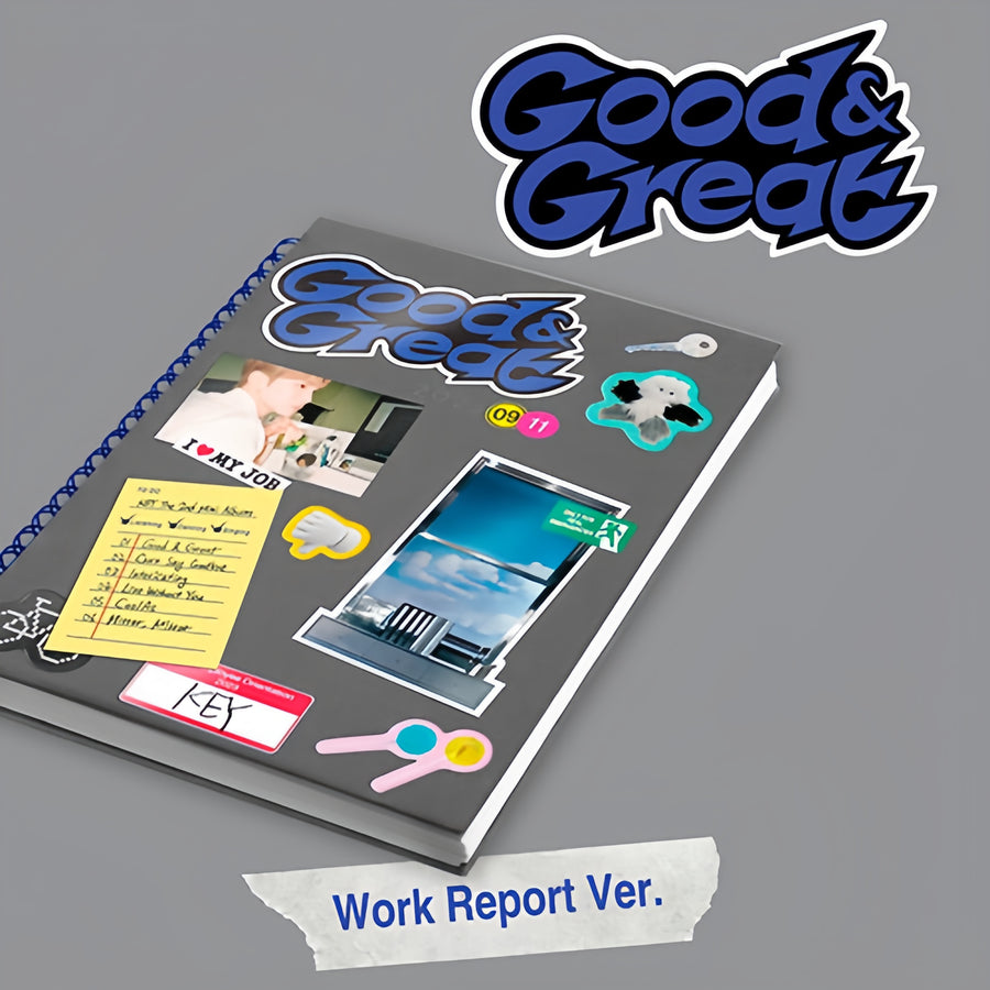 KEY (키) 2ND MINI ALBUM - [GOOD & GREAT] (PHOTO BOOK/ WORK REPORT VER)