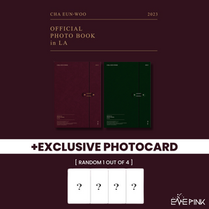 CHA EUN-WOO (ASTRO) - 2023 OFFICIAL PHOTO BOOK IN LA (+EXCLUSIVE PHOTOCARD)