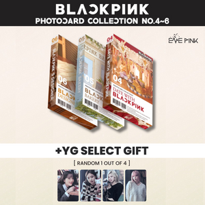 BLACKPINK (블랙핑크) - THE GAME PHOTOCARD COLLECTION [No.4~6] (+YG SELECT GIFT)